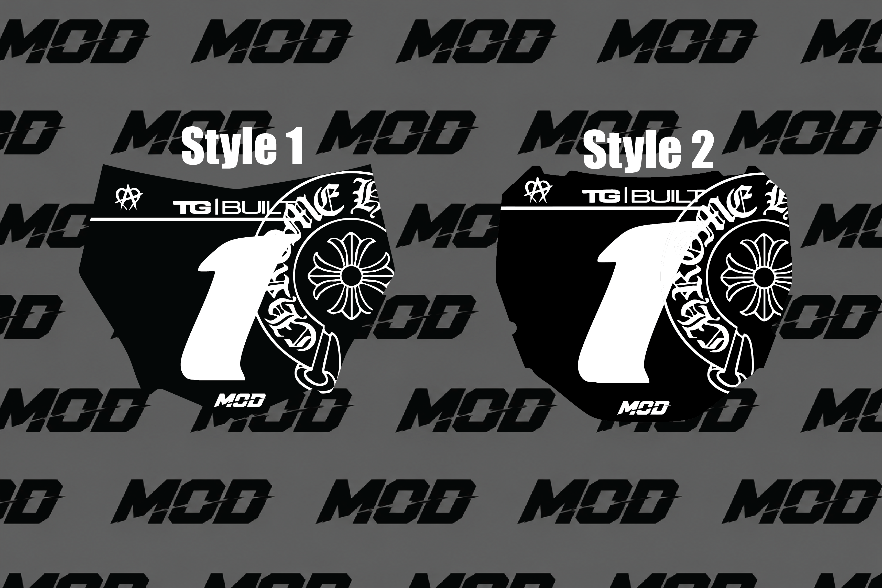 Limited Editon ODI/Motocutz Chrome Hearts Decal